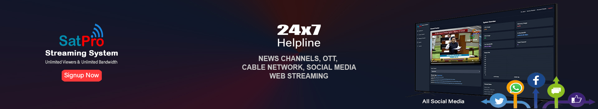 Streaming Banner