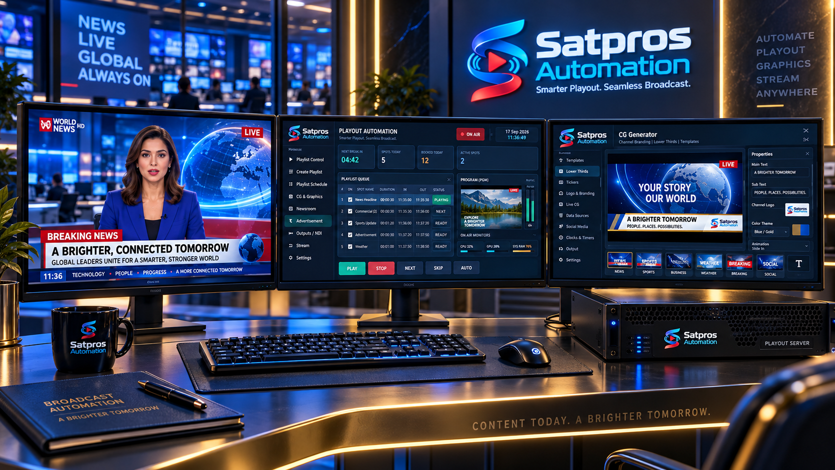 Satpros playout dashboard preview 5
